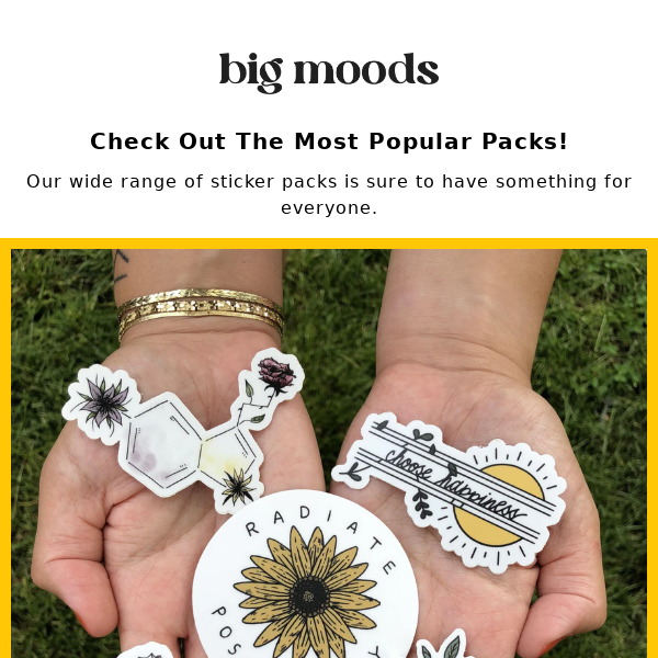 Best Selling Sticker Packs!