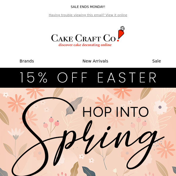 📣 15% OFF EASTER SALE - Hop to it!