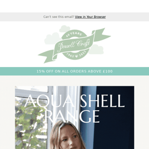 🐚NEW ARRIVAL: Aqua Shell Range