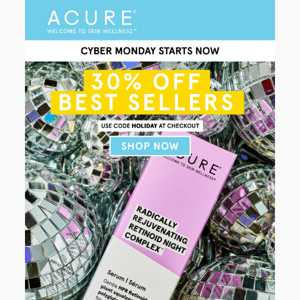 🛍️ CYBER Monday - take 30% off best sellers!