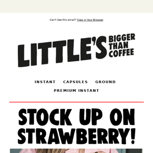 We Are Little's, time to stock up on coffee?