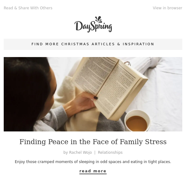 Finding Peace in the Face of Family Stress