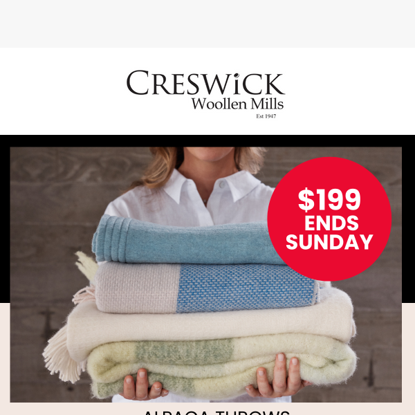 Our Best Selling Throws on Sale | Ends Sunday | Shop Now!