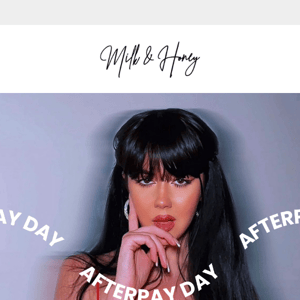 AFTERPAY DAY SALE IS LIVE ✨