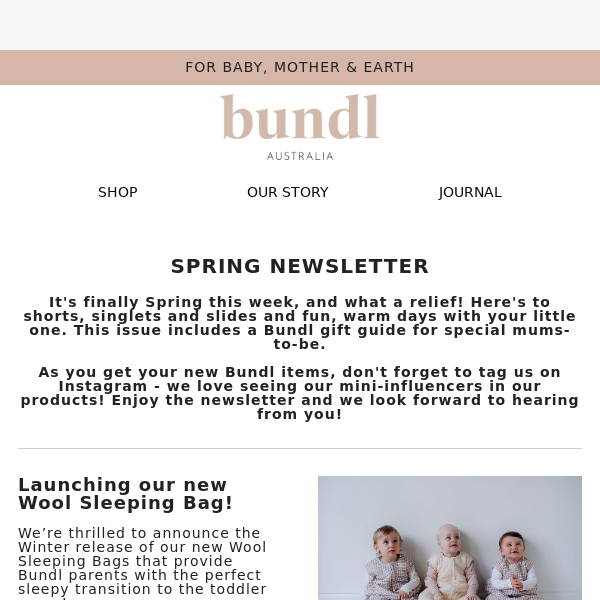 Spring Newsletter 2023 | Bundl Australia | New Products and more!