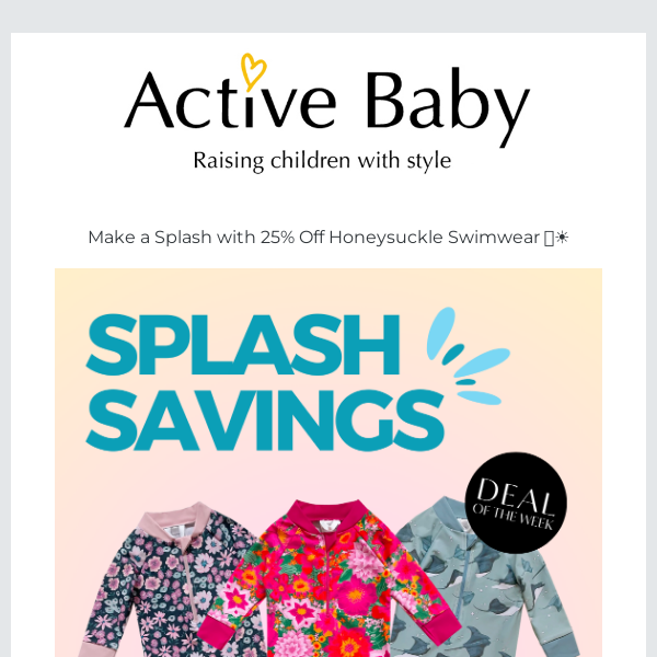 FEW DAYS LEFT! 25% Honeysuckle Swimwear Deal of the Week