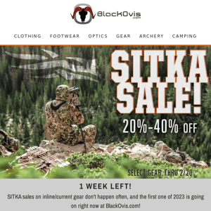 Save on SITKA! 20% - 40% off New & Old