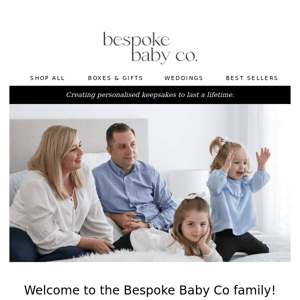 💝 Thanks for subscribing to Bespoke Baby Co!