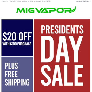 20% Off Presidents' Day - Upgrade your Kit for Less