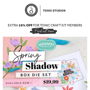 Tonic Studios USA, Spring Shadow Box 🌱