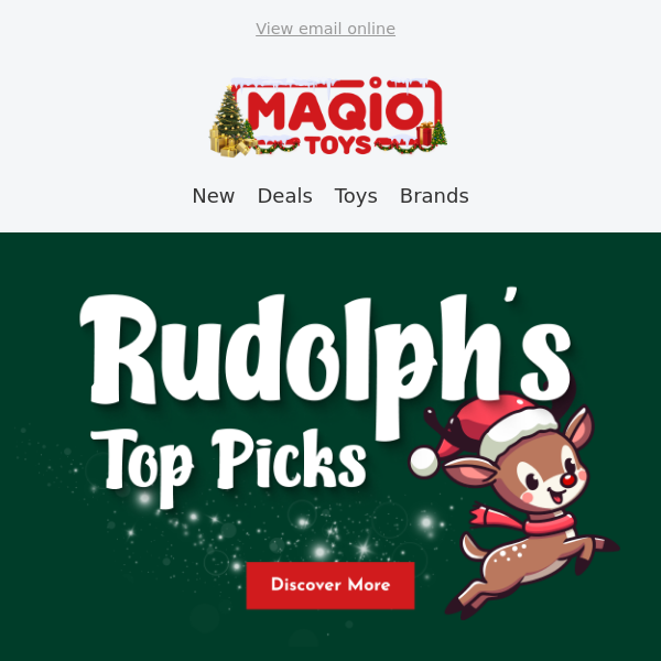 Rudolph’s Top Picks 🦌