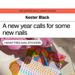 Kick off 2023 with FREE Nail Stickers