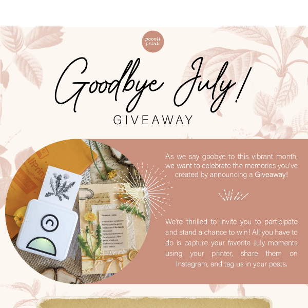 Goodbye Giveaway 💝