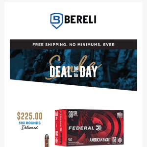 Daily Deal 🔥 Experience Power with Federal American Eagle 38 Special Ammo