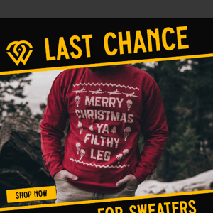 LAST CHANCE | Ya Filthy Christmas Sweater