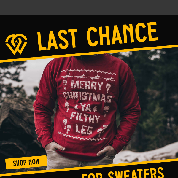 LAST CHANCE | Ya Filthy Christmas Sweater