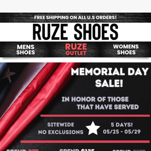 Hey  Ruze Shoes! Enjoy big savings? We do too!