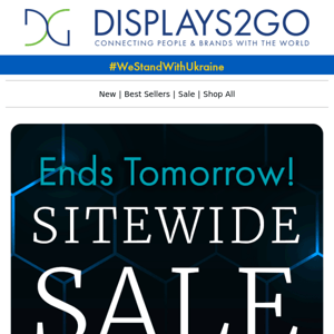 Our Sitewide Cyber Sale Ends Tomorrow!