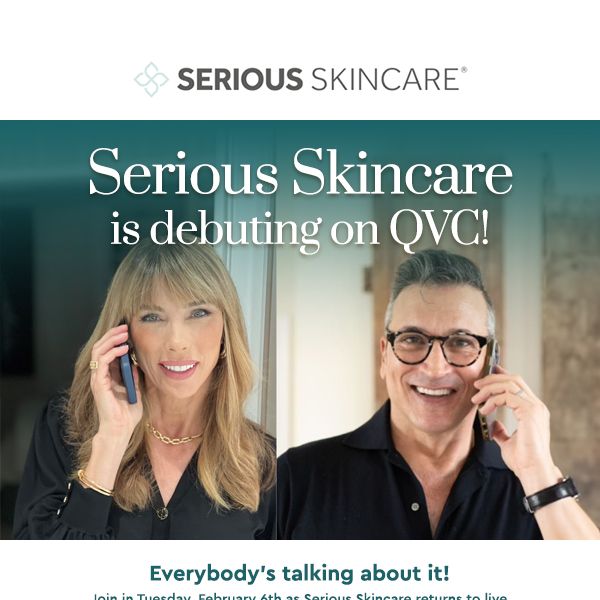 Serious Skincare debuts on QVC