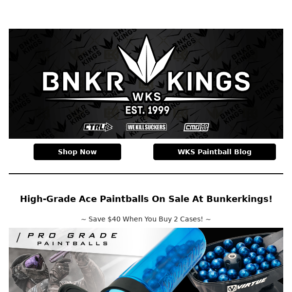 Save 30% On Paintballs From Bunkerkings!