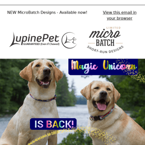 More New MicroBatch Limited Designs