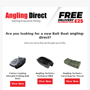 🎣 Looking For A New Bait Boat Angling Direct? 🎣