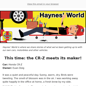 😩 Haynes’ World: Crash, Bang, Wallop!