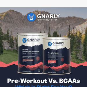 Gnarly Pre-Workout vs. BCAAs