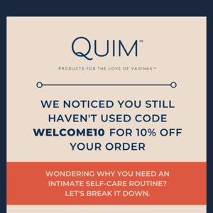 Why Quim was born