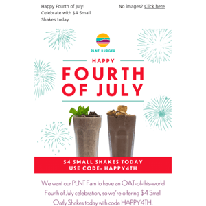 Enjoy $4 Shakes For The Fourth of July