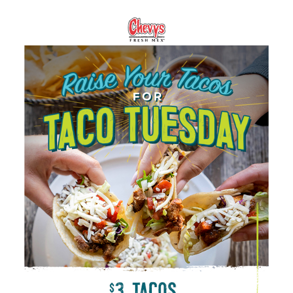 A $3 Taco Tuesday Fiesta!