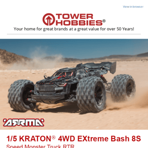 Tower Hobbies 🆕 Check Out These Awesome New Releases From ARRMA and PRO BOAT.