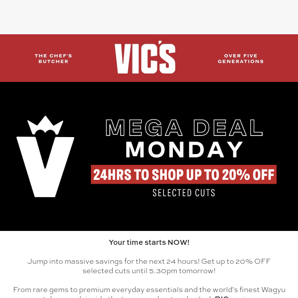 MEGA Deal Monday💥Up to 20% Off Starts Now!