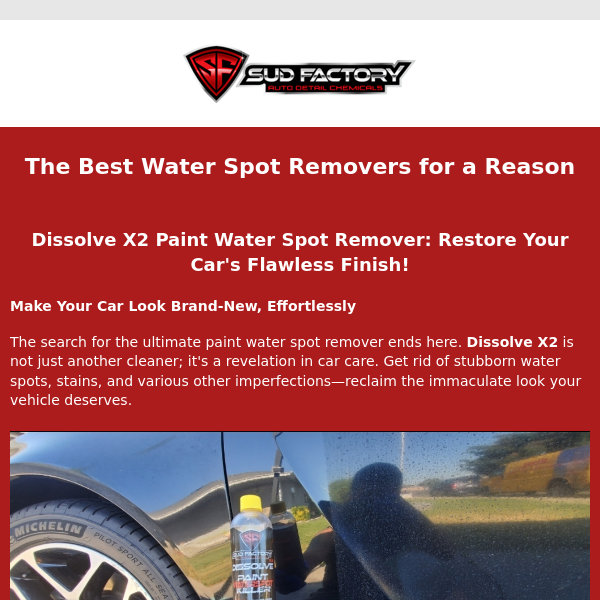Discover Why Our Water Spot Removers are the Best—See the Results