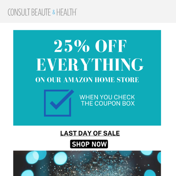 ENDS TONIGHT🟢25% OFF EVERYTHING ON AMAZON ✅PRIME YOUR HEALTH & BEAUTÉ