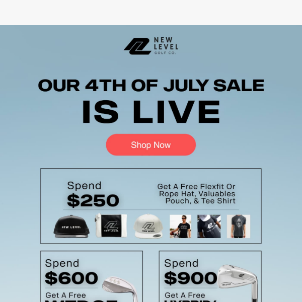 Our 4th of July Sale Is Live