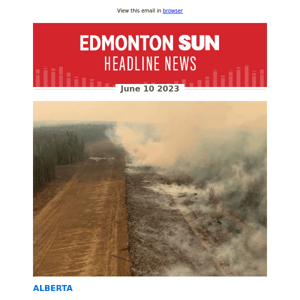 Wildfire forces Edson residents from their homes for second time