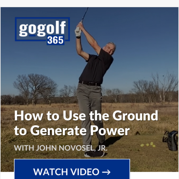 Creating power thru the ground 🏌️‍♂️🎥 Video