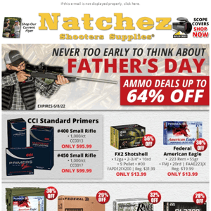 Never Too Early to Think About Father’s Day