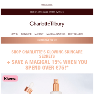 Save A Magical 15% When You Spend Over £75! ✨
