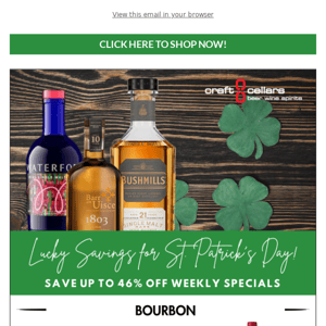 Lucky Savings for St. Patrick's Day!