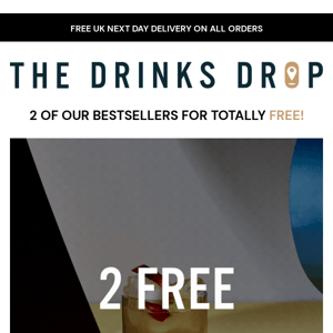 2 free cocktails just for you 🎁