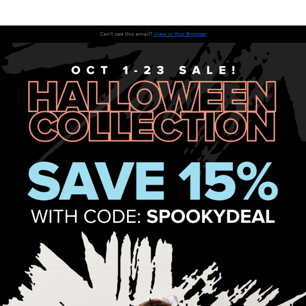 ⚠️ Last Chance: 15% OFF Halloween Collection