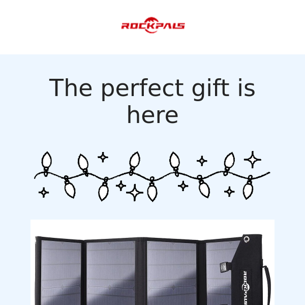 The perfect gift is here--$119.99 For 100w solar panel--$69.99 for 60w solar pane!!