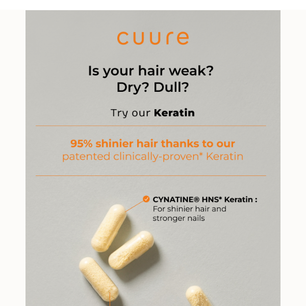 Our Keratin will have your hair shining again this summer!