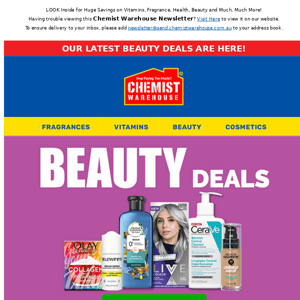 Our latest beauty deals are here!