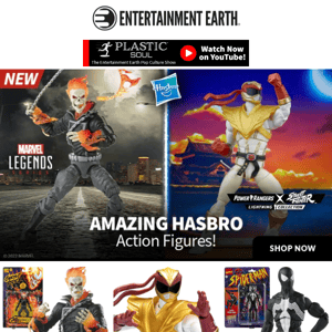New Marvel Legends Ghost Rider and Power Rangers x Street Fighter Action Figures! 🔥⚡