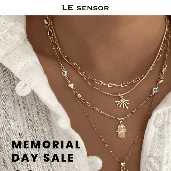 20% OFF: Memorial Day Sale 🇺🇸