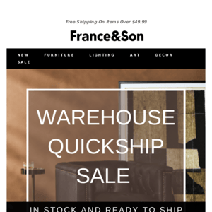 🚚 WAREHOUSE QUICKSHIP SALE: IN STOCK AND READY TO SHIP 🚚