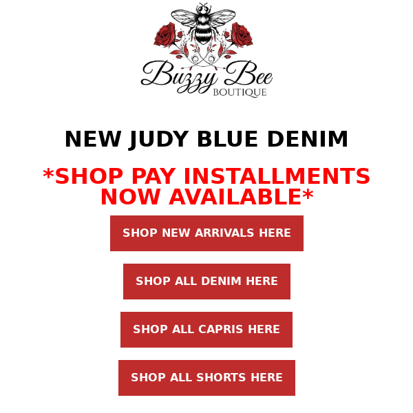 JUST ADDED NEW Judy Blue Capris & Shorts